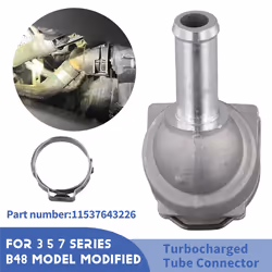 For Turbocharger Water Pipe Joint Aluminum Alloy