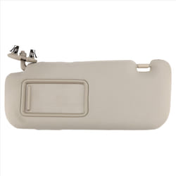 Car Interior Sun Visor With Mirror Sun Shade Left Driver Side Beige