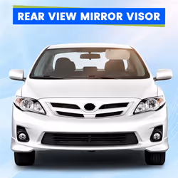 Car Interior Sun Visor With Mirror Sun Shade Left Driver Side Beige