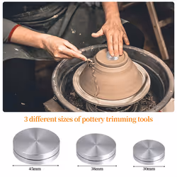 3 Pack Ceramic Clay Pottery Throwing Trimming Spinner Tool