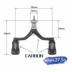 Reel Replacement Double Handle Carbon Arm Fishing Reel