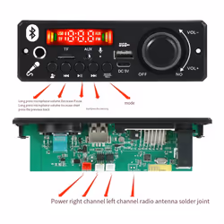 Bluetooth MP3 WAV Decoder Board Amplifier