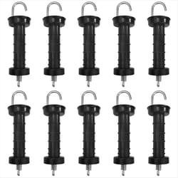 10 PCS Gate Handle for Electric Fence, Insulated Spring Tension
