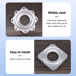 Lazy Ball Bearing Metal Swivel Plate - 72 x 72 x 9 mm