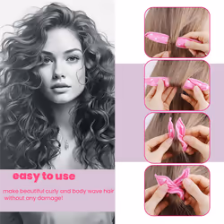 10PCS Magic Night Sleep wave point Foam Hair Curler Rollers DIY Tools