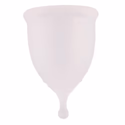ANYTIME Women Silicone Anti Leakage Menstrual Cup L Transparent