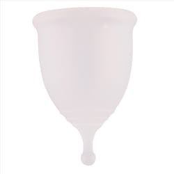 ANYTIME Women Silicone Anti Leakage Menstrual Cup L Transparent