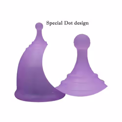 ANYTIME Women Silicone Anti Leakage Menstrual Period Cup L