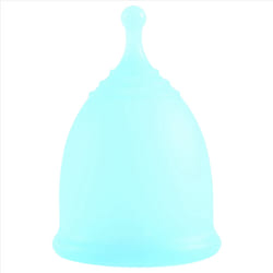 ANYTIME Women Silicone Anti Leakage Menstrual Period Cup L green