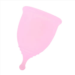 ANYTIME Women Silicone Anti Leakage Menstrual Period Cup S pink