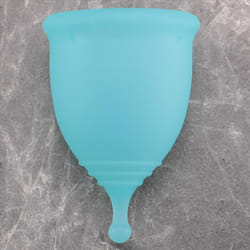ANYTIME Women Silicone Anti Leakage Menstrual Period Cup S green