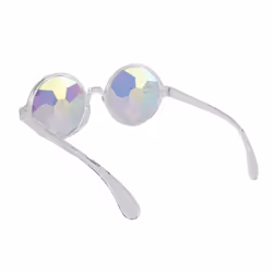 Kaleidoscope Rave Party Sunglasses Diffracted Lens-Transparent
