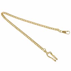 Retro Antique Vintage Pocket Watch Chain Gold