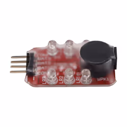 Loud hailer Lipo battery voltage alarm display Checker 2-3S LED display for RC Helicopter Quadcopter car battery