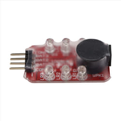 Loud hailer Lipo battery voltage alarm display Checker 2-3S LED display for RC Helicopter Quadcopter car battery