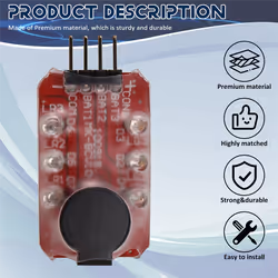 Loud hailer Lipo battery voltage alarm display Checker 2-3S LED display for RC Helicopter Quadcopter car battery