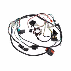 Full Complete Electrics Wiring Harness CDI STATOR 6 Coil for 50-125CC