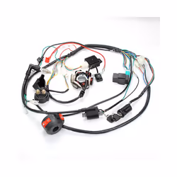 Full Complete Electrics Wiring Harness CDI STATOR 6 Coil for 50-125CC