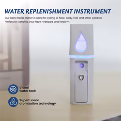 Portable Nano Mister Mini Steamer Atomization White