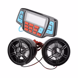 Motorcycle Mp3 Music Player Audio Bluetooth Stereo Speaker System