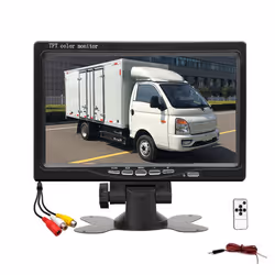 12V-36V 7inch Car Monitor 16:9 800x480 LCD Rearview Monitor