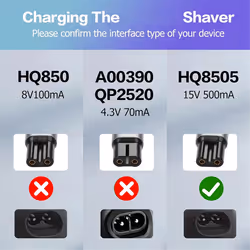 15V HQ8505 Type-C Shaver Adapter Charging Converter for Philips,A
