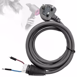 Replacement Hair Dryer Cable for Dyson HS01/HS05 Hair Styler EU Plug