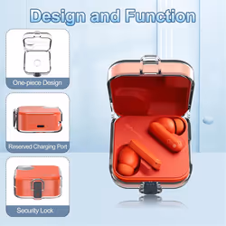 Headphone Case Cover for CMF Buds, Headphones Case with Lanyard