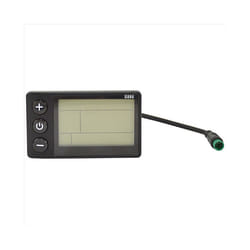 Electric Bike LCD Display Meter Control Panel with Waterproof Plug