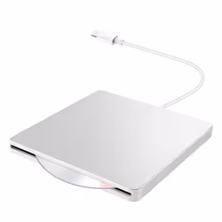 USB External CD/DVD Drive Type C Portable Drive-Free CD ,Silver
