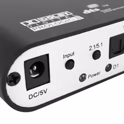 5.1 CH Audio Decoder SPDIF Coaxial To DTS AC3 Digital For