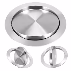 Garbage Flap Lid Flush Built-in Balance Swing for Kitchen Counter D