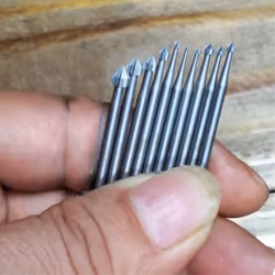10Pcs Jewelry Setting Burr - 3/32In Shank Stone Setting Burs Cylinder
