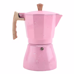 Latte Mocha Percolator Pot Stovetop Coffee Maker 300Ml Pink