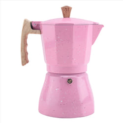 Latte Mocha Percolator Pot Stovetop Coffee Maker 300Ml Pink
