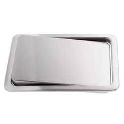 Flap Lid Trash Bin Cover Flush Built-in for Kitchen Counter Top A