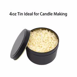 Candle Tins, 24 Piece, 4 Oz Metal Candle Containers for Making