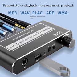 Wireless HIFI Converter Bluetooth 5.2 Receiver