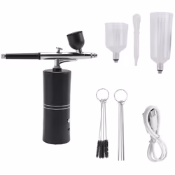 Airbrush Kit with Compressor Rechargeable High-Pressure for Nail Art