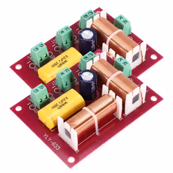 2Pcs 200W Treble + Midrange + Bass Frequency Divider