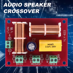 2Pcs 200W Treble + Midrange + Bass Frequency Divider