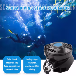 Scuba Diving 2Nd Stage Regulator Underwater Scuba Dive Octopus Black