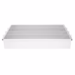 Battenberg Cake Pan, Commercial Weight Anodised Aluminium, Silver A