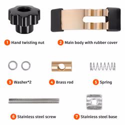 2PCS Mini Hold Down Clamp Kit, CNC Router Clamp