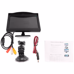5 Inch 800X480 TFT Screen Monitor with Dual Mounting Bracket for Car