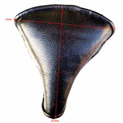 Vintage Faux Leather Bicycle Saddle Rivet Sprung Spring Black