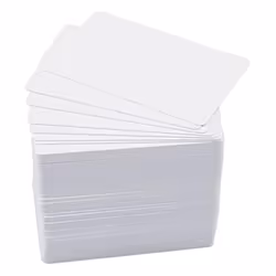 100 Pack Premium Blank PVC Cards, CR80 30Mil Graphic Quality