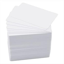 100 Pack Premium Blank PVC Cards, CR80 30Mil Graphic Quality