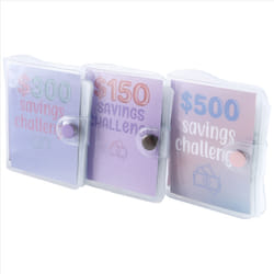 3Pcs Mini Binder Savings Challenge Saving Money Budget Binder