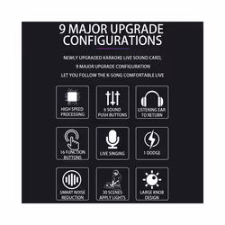 V8S Live External Sound Card Voice Changer Sound Card